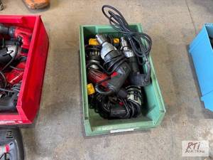 lot 185 image: Crate of electric drills...