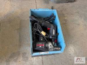 lot 186 image: Crate of electric drills...