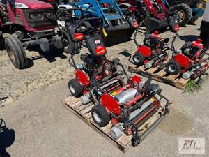 lot 92 image: (2) Jacobsen walk behind greens mow...