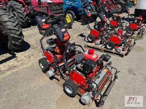 lot 93 image: (2) Jacobsen walk behind greens mow...