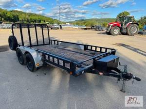 lot 107 image: 2019 PJ Trailers 83x14 tandem axle ...