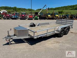 lot 114 image: 2021 Sure-Trac 16-foot tandem axle,...
