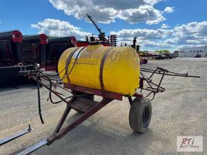 lot 139 image: Tow behind spray with 300 gallon po...