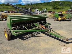 lot 142 image: John Deere grain drill...