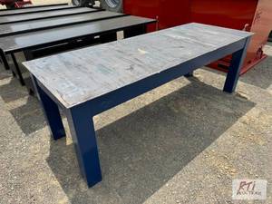 lot 171 image: Heavy duty welding table, 96-inches...