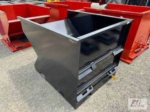 lot 178 image: Dump hopper for skid loader, 2 cubi...