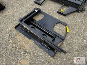 lot 183 image: Mini skid loader pallet forks...