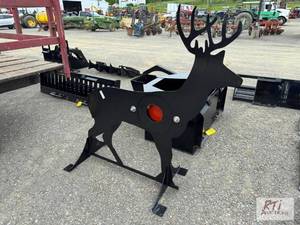 lot 206 image: Deer shaped shooting target...