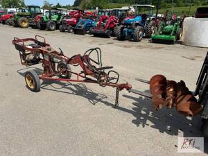 lot 217 image: General 660 tow behind post hole di...