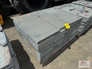 lot 221 image: Mixed sized cut bluestone pavers...
