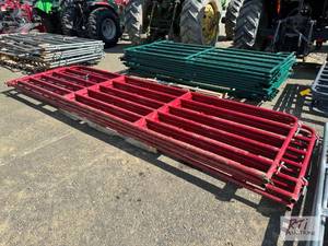 lot 259 image: (4) 14ft and 16ft gates...