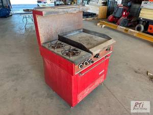 lot 271 image: Commercial oven with stove top...