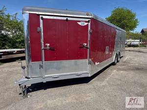 lot 22 image: 2013 MTI 29ft TA enclosed trailer. VIN56VBE...