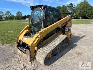 lot 52 image: Cat 289D tracked skid loader, 2 speed, rear w...