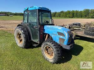 lot 66 image: Landini Rex 80F tractor. 2499 hours. Cab. Run...