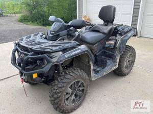 lot 75 image: 2021 CanAm Outlander MAX XT ATV. Only 162.3 m...