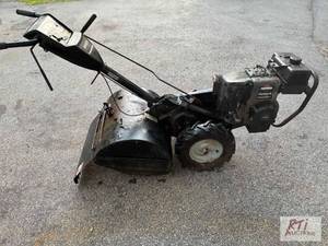 lot 91 image: Rear tine rototiller, operates and functions ...