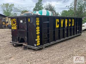 lot 168 image: 30 yard Bucks roll-off dumpster. Good usable ...