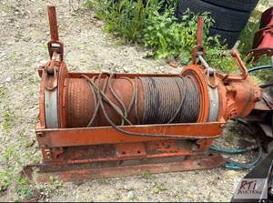 lot 196 image: Chicago Pneumatic air winch. 4,000 lb high-sp...