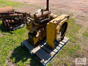 lot 223 image: 3CYL Diesel engine. Ran when taken out of ser...