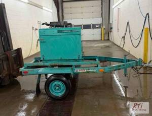 lot 227 image: Onan 7.5JB FL gen set. Trailer mounted. Multi...