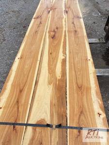 lot 235 image: 160BDFT of Hickory Boards. 1IN X RIN X 8FT &n...