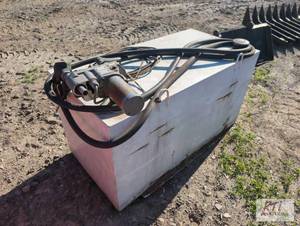 lot 278 image: Fuel transfer tank with 12V electric pump. It...