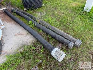 lot 283 image: 5in x 10ft water pipe. 3-pieces.&nbspThe ite...