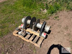 lot 284 image: (2) 1997 Hannay Reels Power reel. The item is...