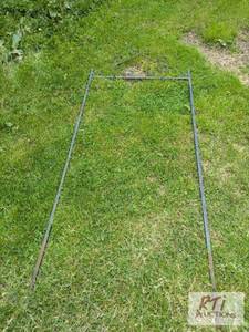 lot 303 image: Old Iron Sign Post. Item is located in Wyomin...