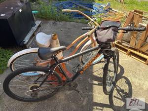 lot 314 image: Lot of 2 bicycles. Includes one Mongoose bicy...