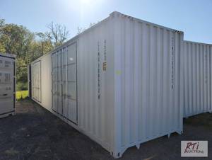 lot 2 image: 1 trip 40ft shipping container with 2 9ft dou...