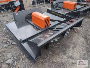 lot 24 image: Wolverine 6ft hydraulic rotary mower for skid...
