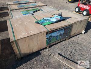 lot 50 image: Diggit 20ft x 30ft all steel carport with ope...