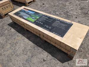 lot 52 image: ATS 11ft x 19ft all steel carport with 10ft o...