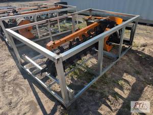 lot 62 image: LandHonor hydraulic chain trencher for skid l...