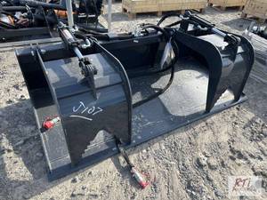 lot 64 image: Wolverine 6ft dual cylinder grapple bucket. ...