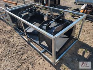 lot 65 image: Wolverine 6ft dual cylinder low sided grapple...