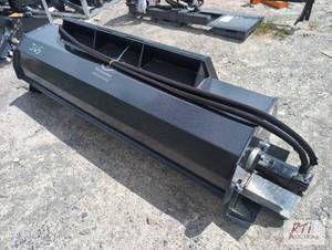 lot 70 image: Wolverine 6ft hydraulic rototiller for skid l...