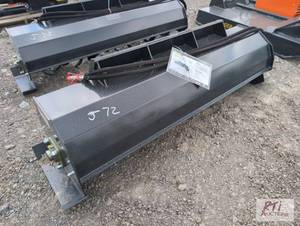 lot 71 image: Wolverine 6ft hydraulic rototiller for skid l...