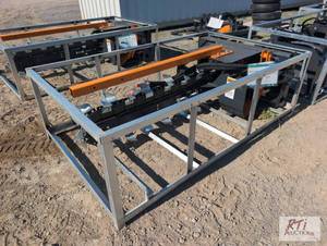 lot 75 image: Wolverine hydraulic chain trencher for skid l...