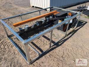 lot 76 image: Wolverine hydraulic chain trencher for skid l...