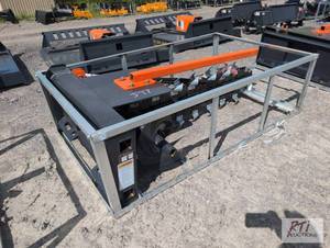 lot 78 image: Wolverine hydraulic chain trencher with 4ft b...