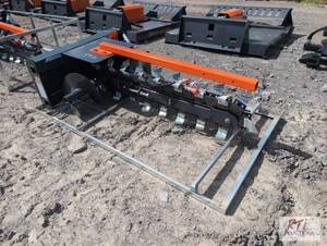 lot 79 image: Wolverine hydraulic chain trencher with 4ft b...