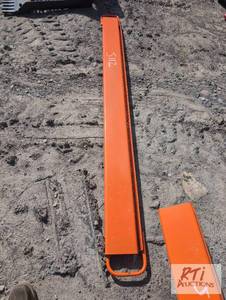 lot 149 image: Pair of 6ft 10in fork extensions. MDI Item i...