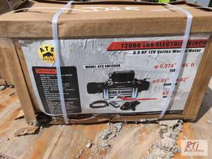 lot 158 image: ATS 13000lb electric winch with 12V motor. M...