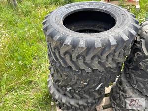 lot 44 image: Waterloo- (4) 10x16.5 skid steer tires...