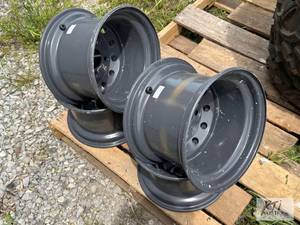 lot 52 image: Waterloo- (4) Kubota RTV rims 12x8.5...