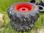 Waterloo- (2) Kubota 420/70-24 tires and rims...