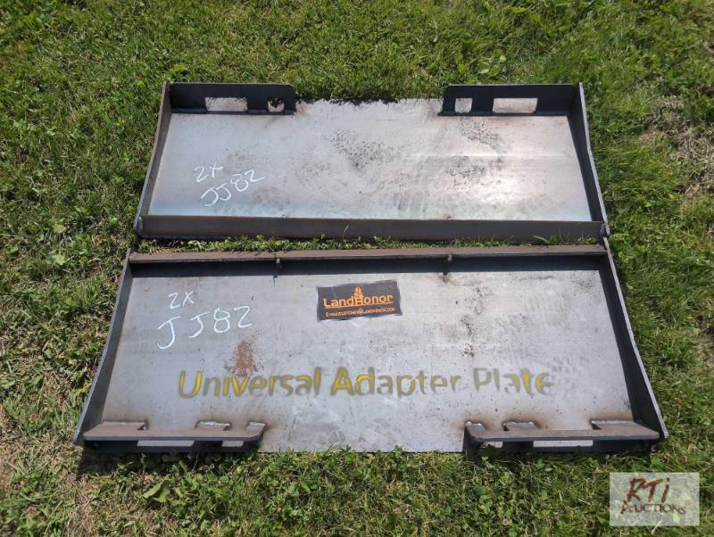 2X Skid loader adapter plate. *MDI  | New Equipment NetAuction